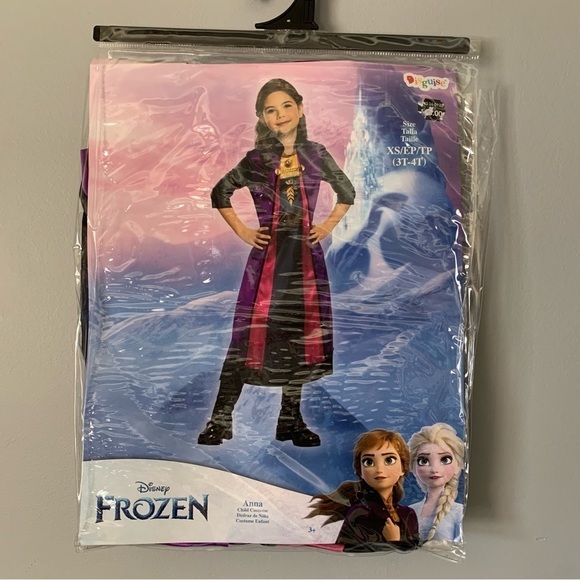NWT. DISNEY Frozen Anna Child Costume - Picture 3 of 6